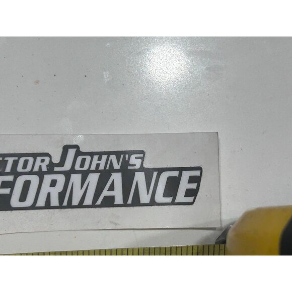 Doctor John's Performance White Rectangle Shape Sticker - Picture 4 of 6